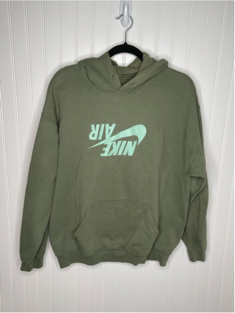 Men's Nike Travis Scott Air Jordan Hoodie Green Size L